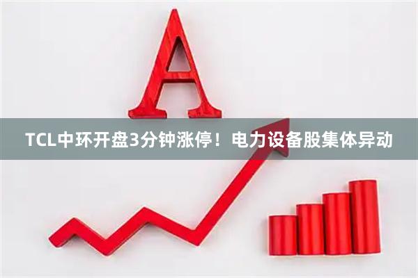 TCL中环开盘3分钟涨停！电力设备股集体异动